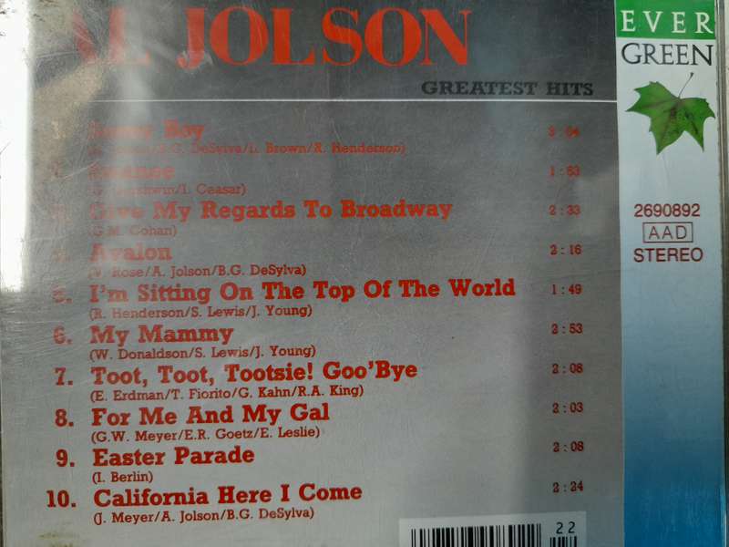 Al Jolson - Super Hits