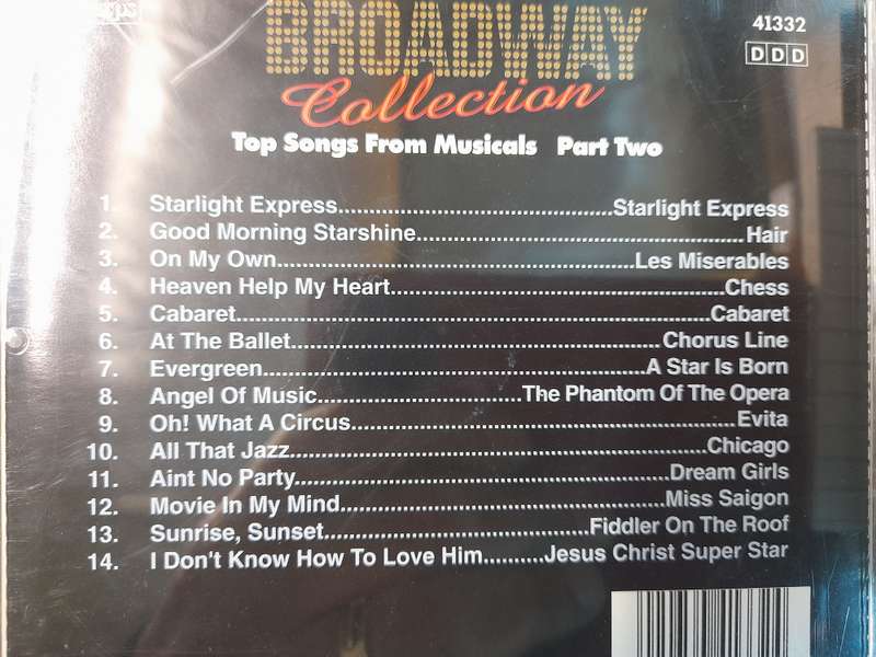 Broadway Collection - Top songs from musicals Part two
