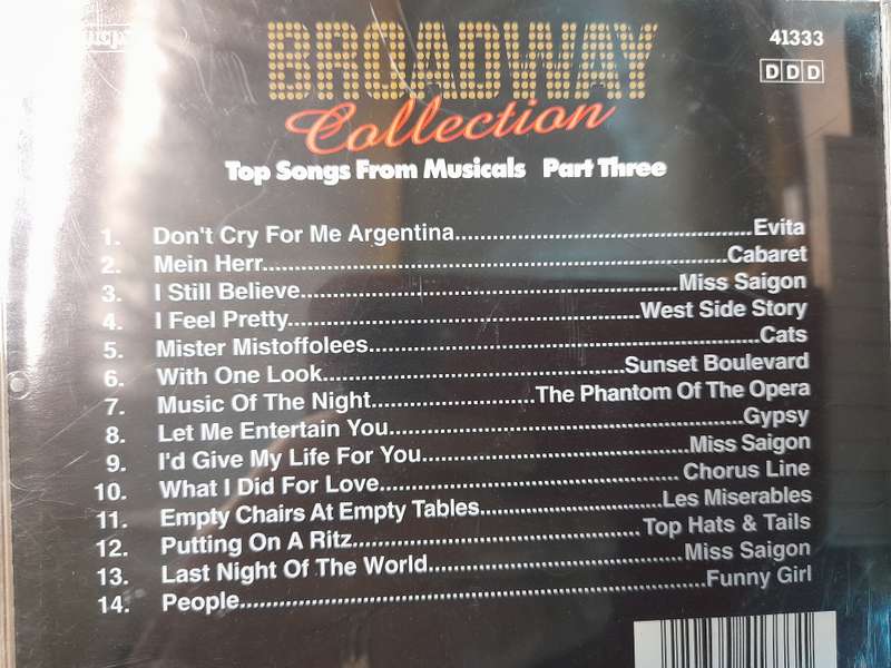 Broadway Collection - Top songs from musicals Part three