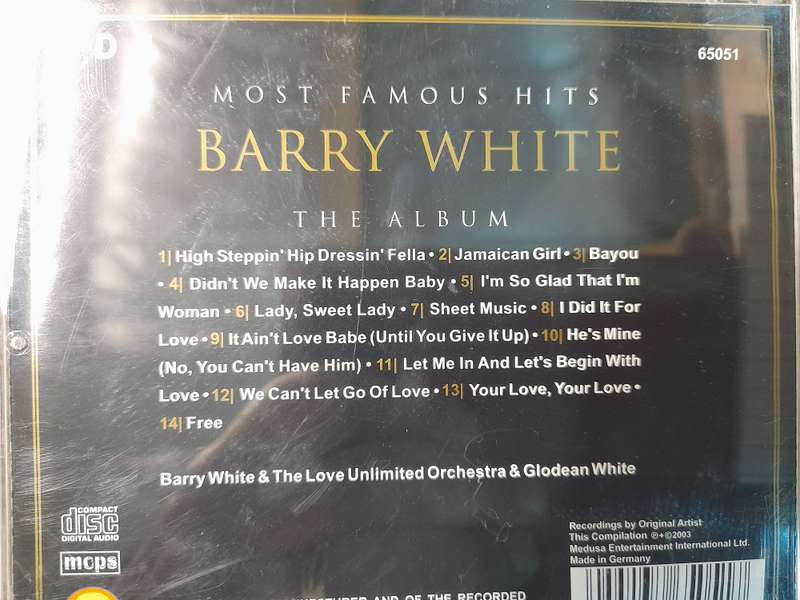 Barry White - The Album CD1