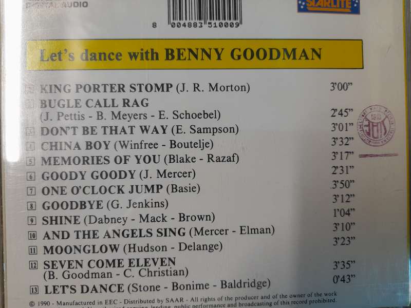 Benny Goodman - Lets dance with