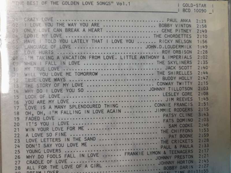 The Best of the Golden Love songs - Vol 1