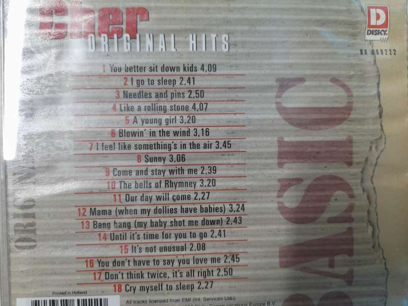 Cher - Original Hits