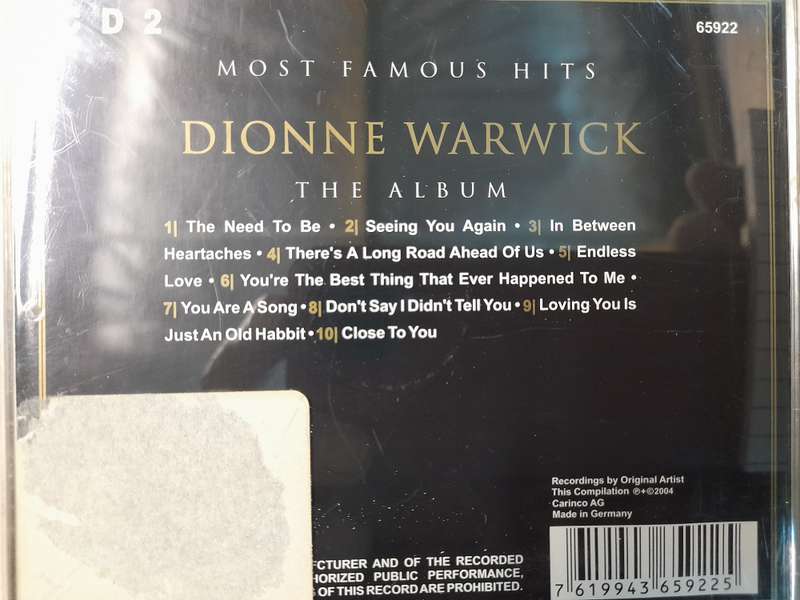 Dionne warwick - The Album CD2