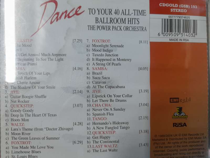 Dance to your 40 All-Time Ballroom hits
