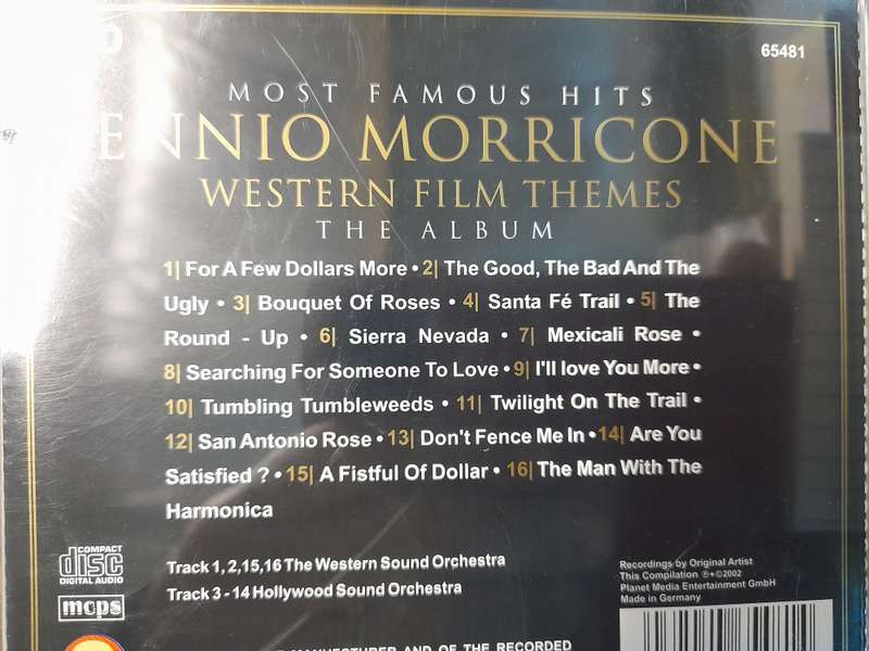 Ennio Morricone Western film Themes CD1