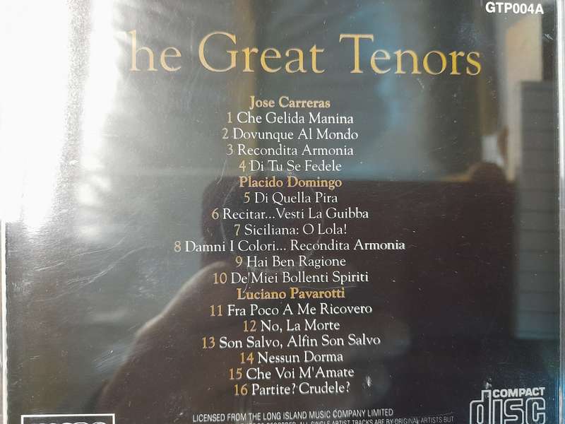 The Great Tenors - Volume One