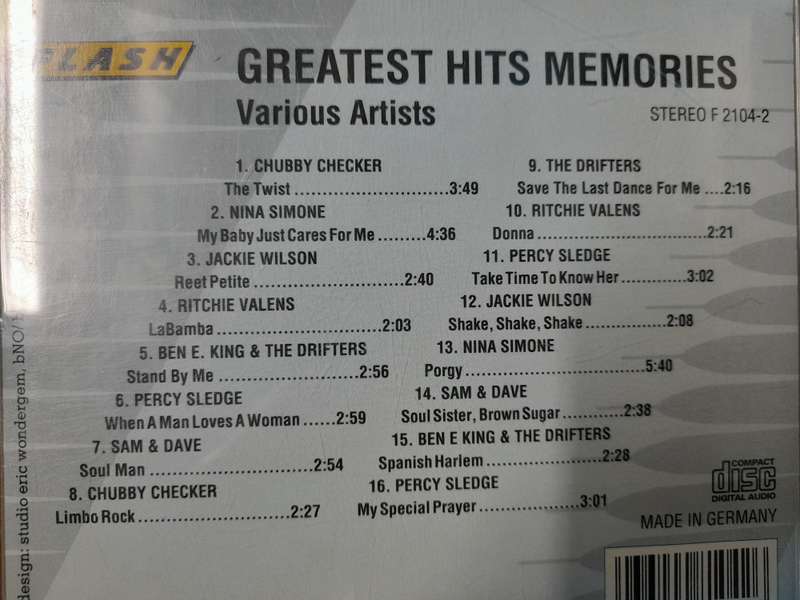 Greatest Memories - Various