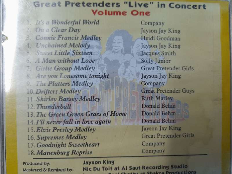 The Great Pretenders - It's a Wonderful World, In Concert