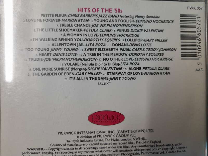 Hits of the 50's