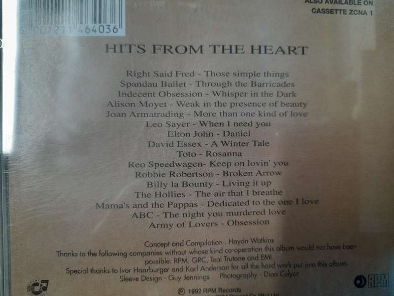 Hits from the Heart - Various
