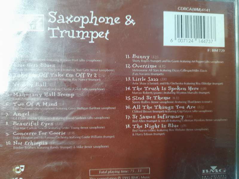 Jazz Café - saxophone & Trumpet
