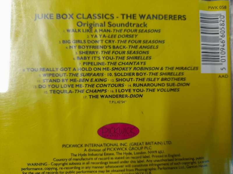 Juke Box Classics - The wanderers