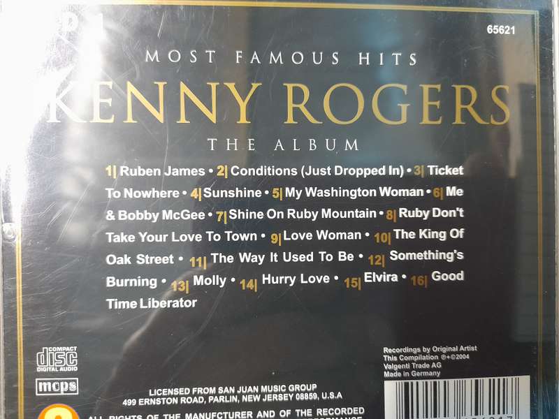 Kenny Rodgers - The Album CD1