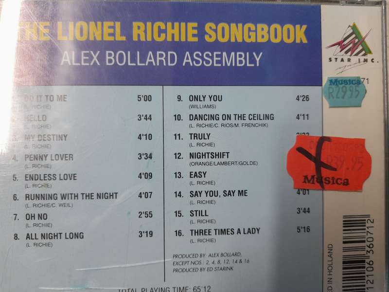 The Lionel richie Songbook