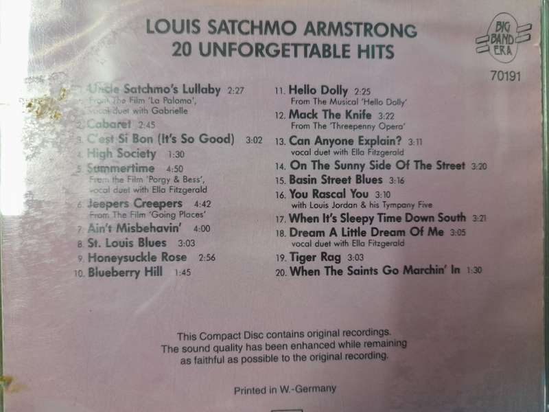 Louis Armstrong - Satchmo