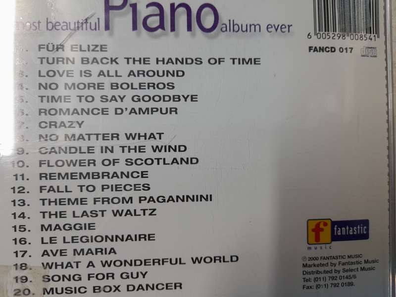 Most Beautiful Piano Album ever