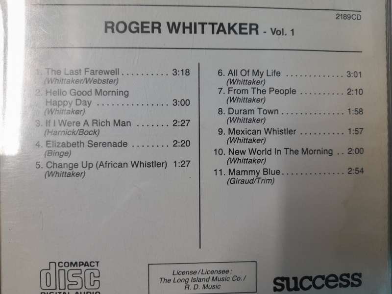 Roger Whittaker - Greatest Hits