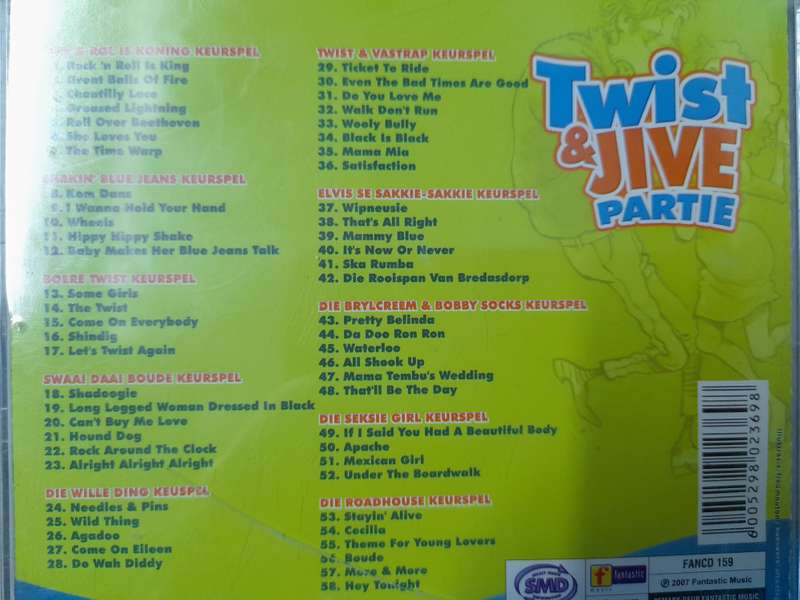 Twist & Jive Partie - 58 Boere Ruk en Rol Dans Treffers