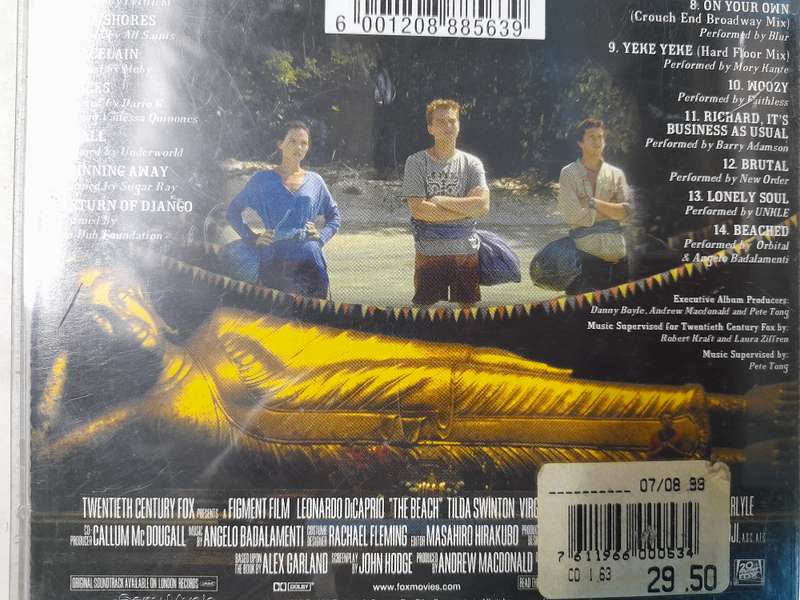 The Beach Motion Picture Soundtrack