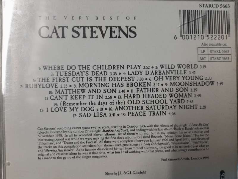 Cat stevens - The very best of