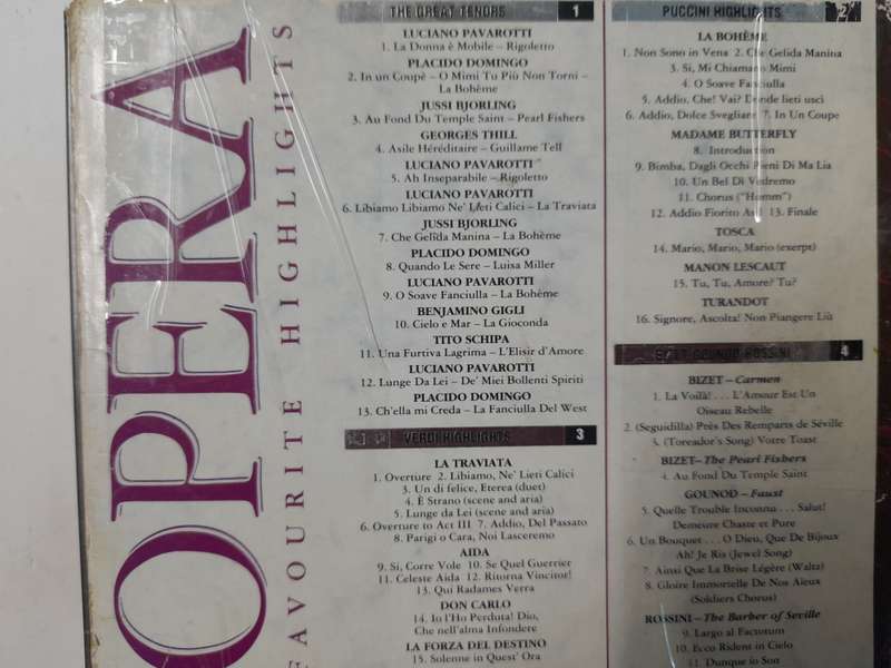 Opera Favourite Highlights ( 4 CD Gift Set )