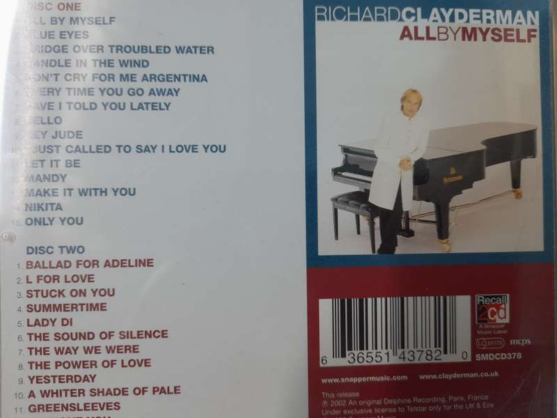 Richard Clayderman - All by myself (Double CD)