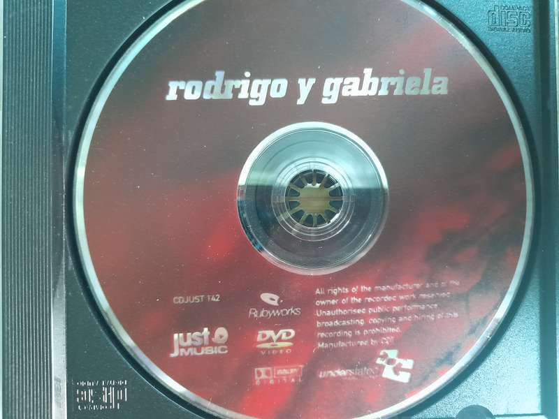 DVD - Rodrigo y Gabriela (No Jewel Case Sleeves)