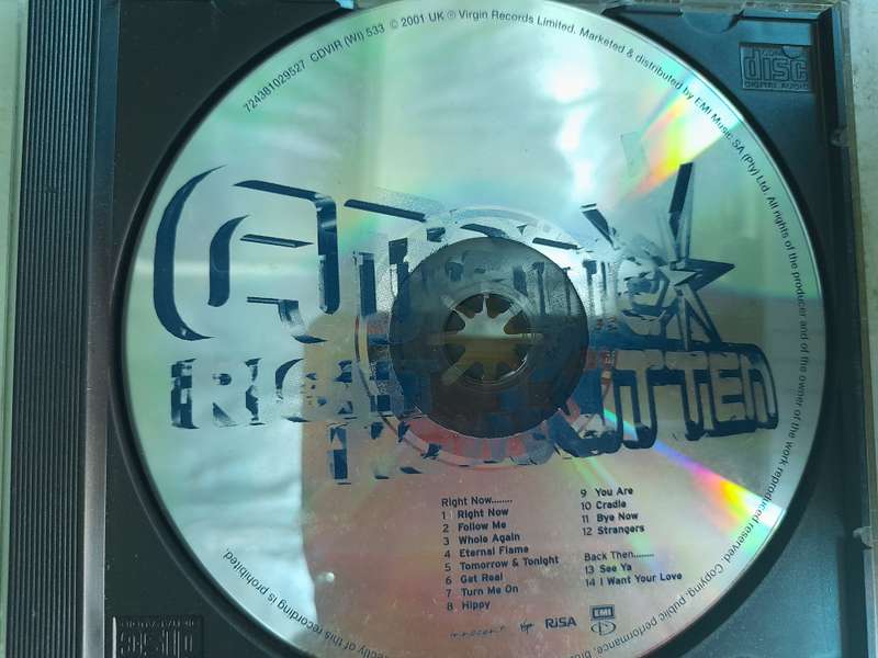 Atomic Kitten - Right Now (No Jewel Case Sleeves)