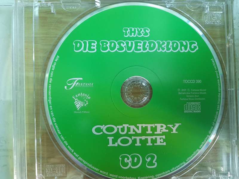 Thys die Bosveldklong - Country lotte  (No Jewel Case Sleeves)
