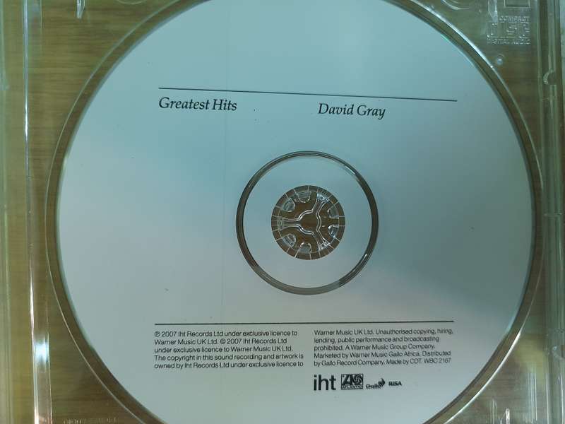 David Grey - Greatest Hits  (No Jewel Case Sleeves)