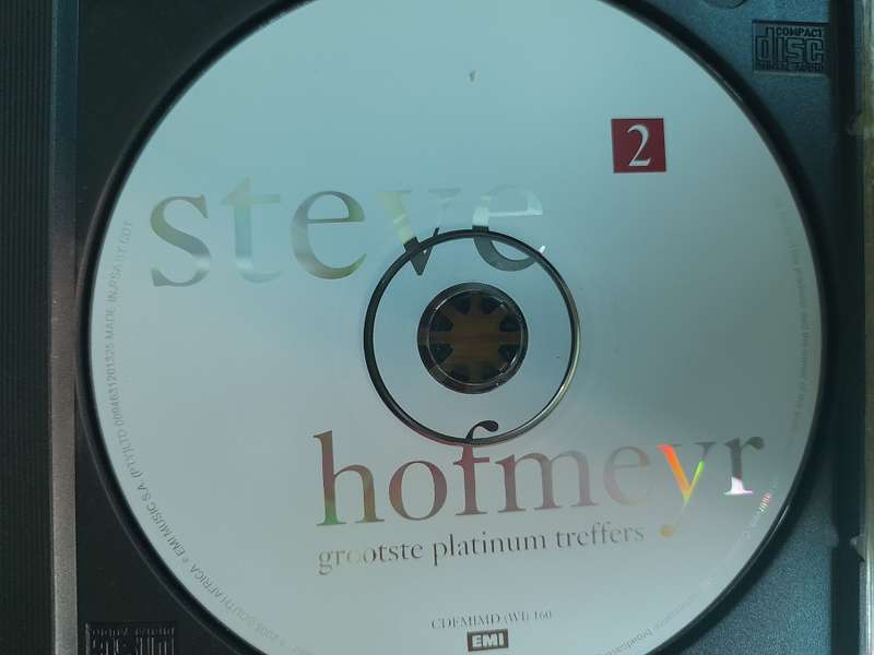 Steve hofmeyr - Grootste platinum Treffers  (No Jewel Case Sleeves)
