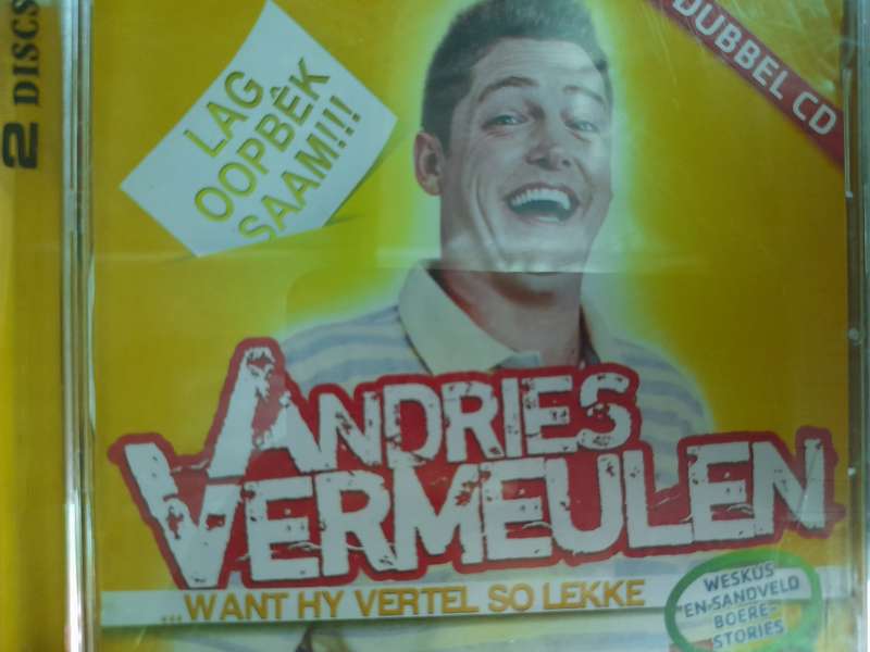Andries Vermeulen - Want hy vertel so lekke (Dubbel CD)