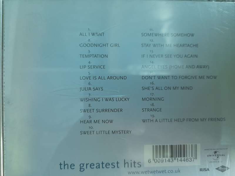 Wet, Wet, Wet - Greatest Hits