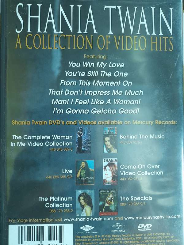 DVD: Shania Twain - A Collection of Video Hits