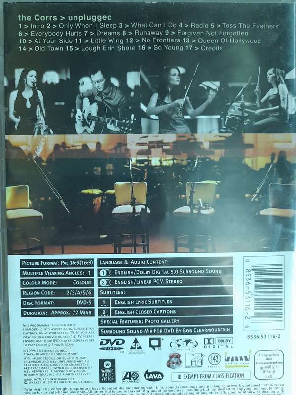 DVD: The Corrs - Unplugged