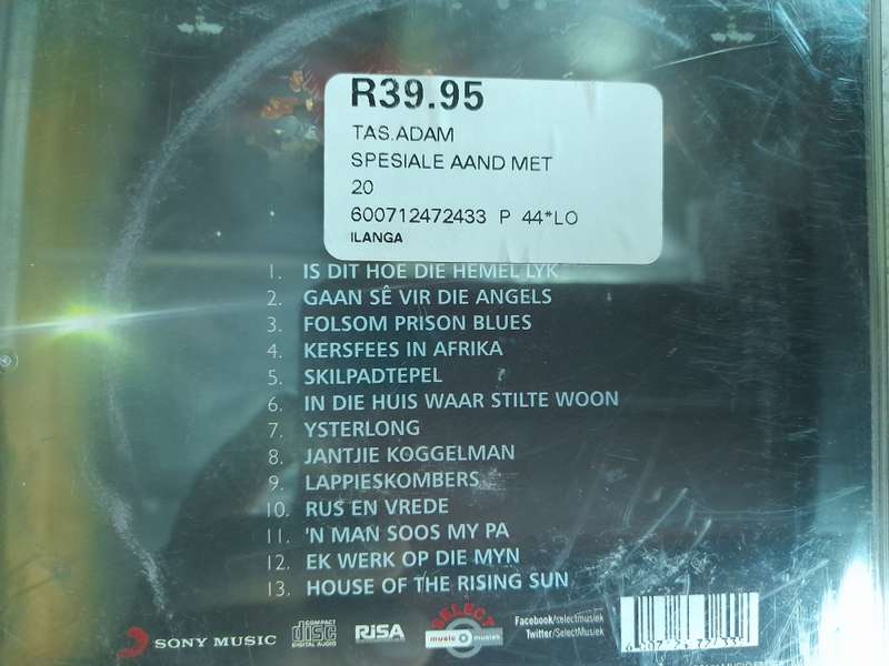 Adam Tas - Spesiale aand met