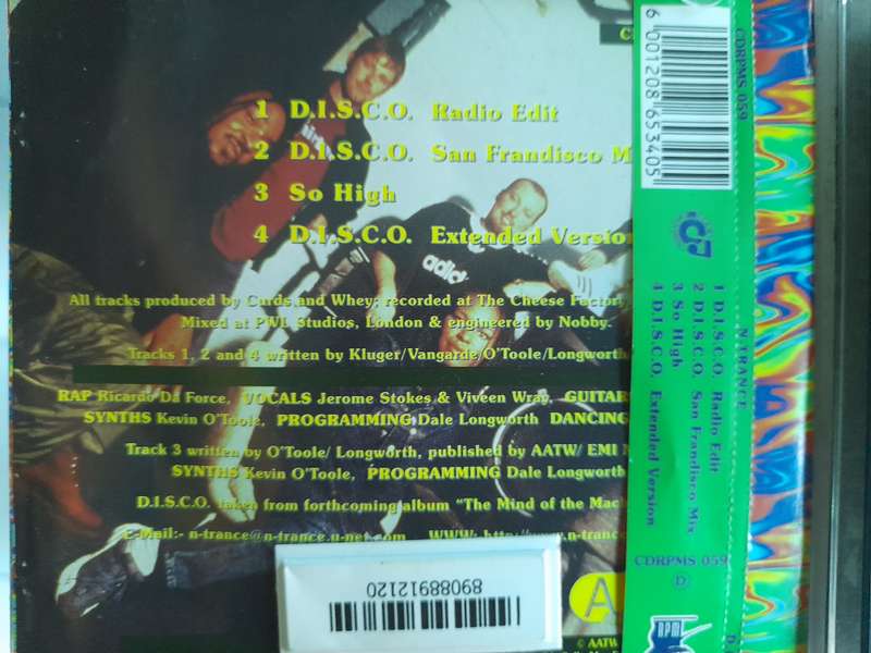 n-Trance - D.I.S.C.O. (No Back Cover)