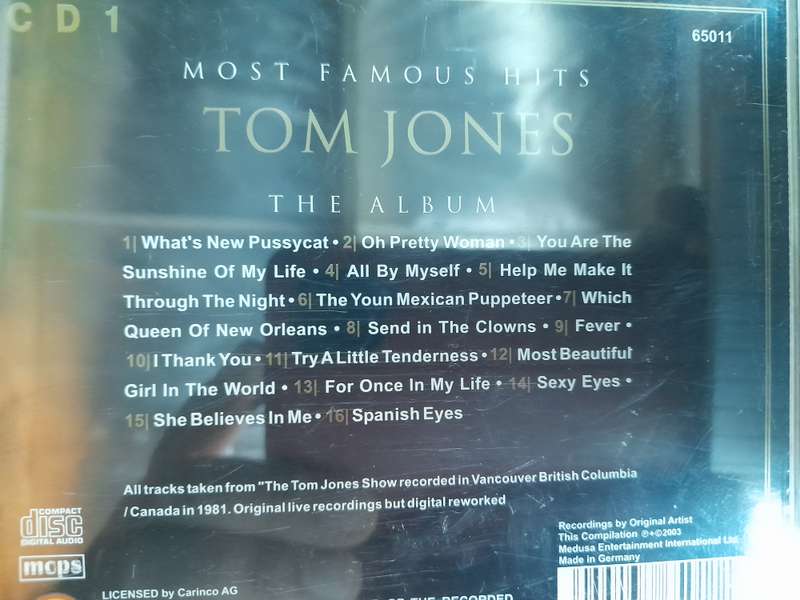 Tome Jones -Most Famous Hits CD2