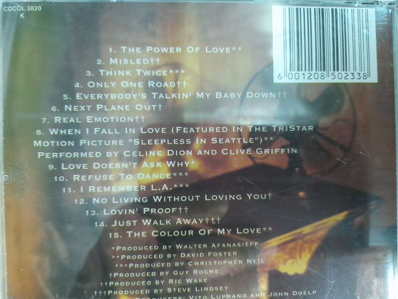 Celine Dion - The Colour of my Love