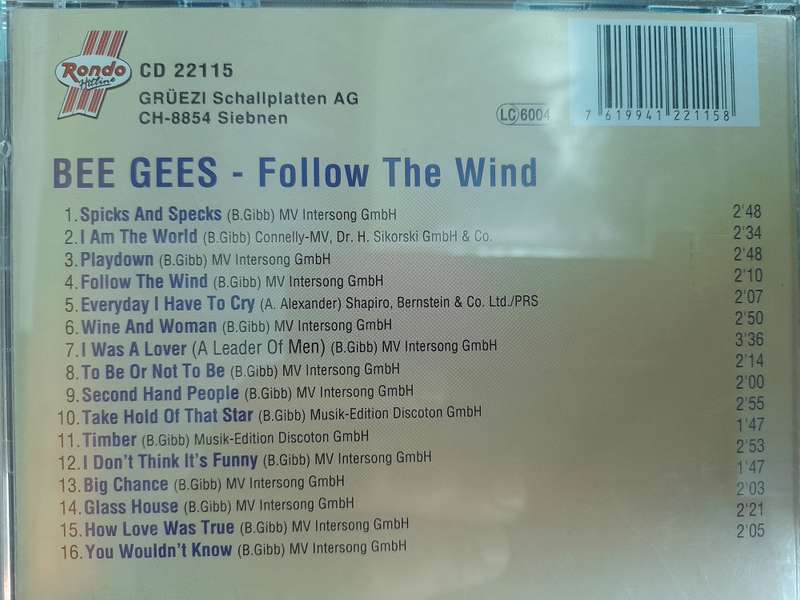 Bee Gees - Follow The Wind