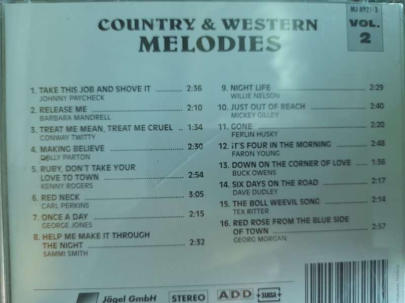 Country & Western Melodies - Volume 2