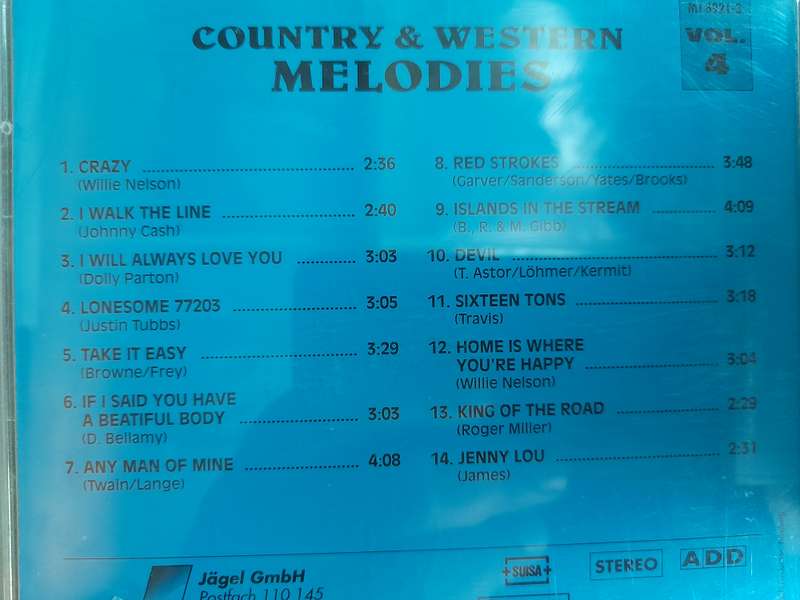Country & Western Melodies - Volume 4