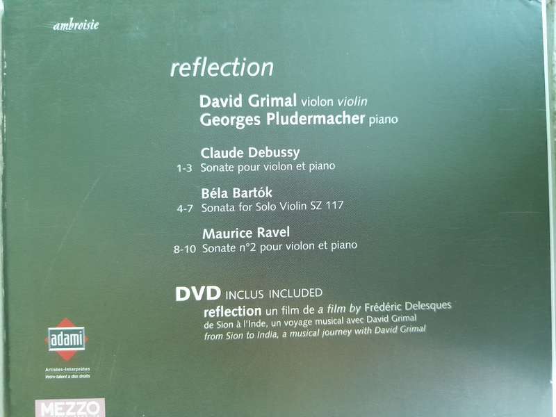David Grimal - Reflection (CD+DVD)