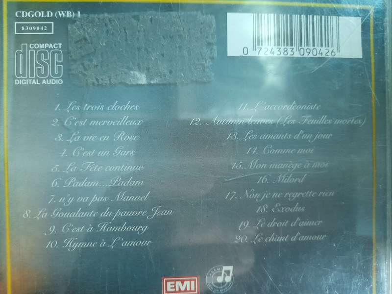 Edith Piaf - Greatest hits Collection