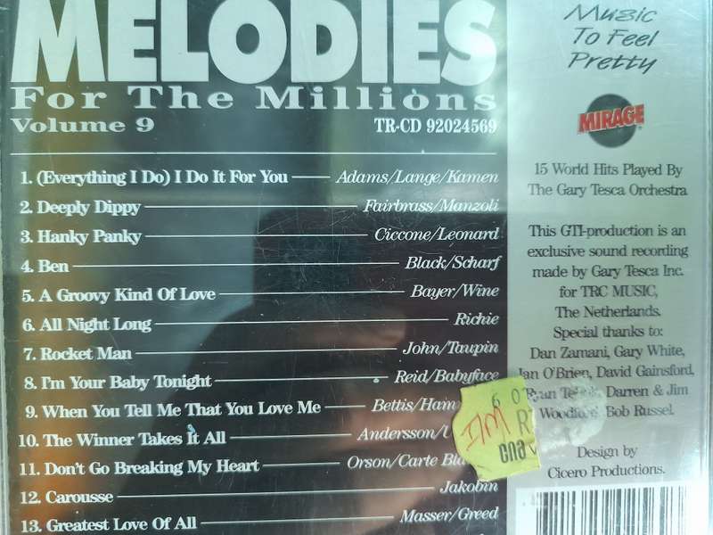 Melodies for the Millions - Volume 9