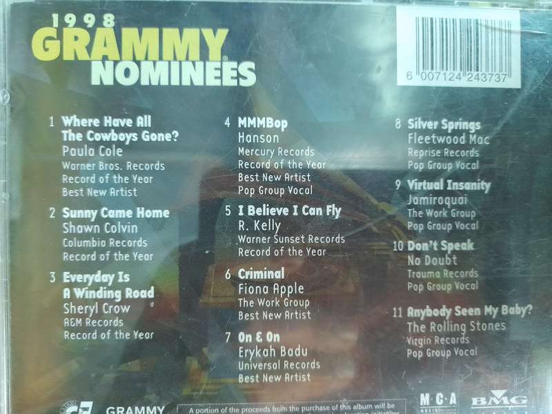 1998 Grammy Nominees
