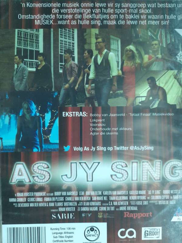 DVD: As jy sing
