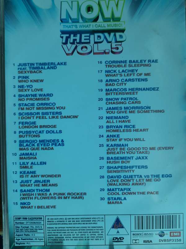 DVD: NOW Vol.5