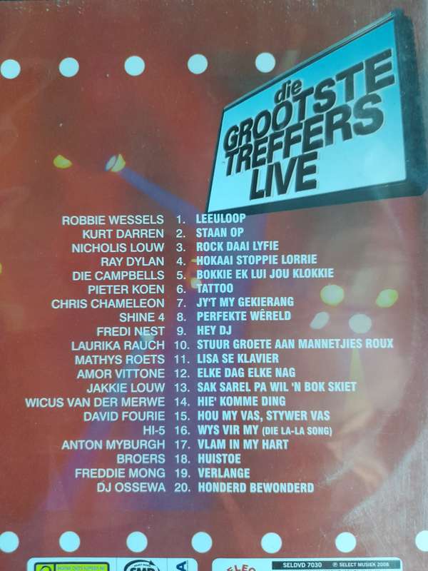 DVD: Die Grootste Treffers Live